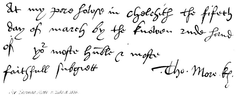 Sir Thomas More, f 1480, d 1535 av English School