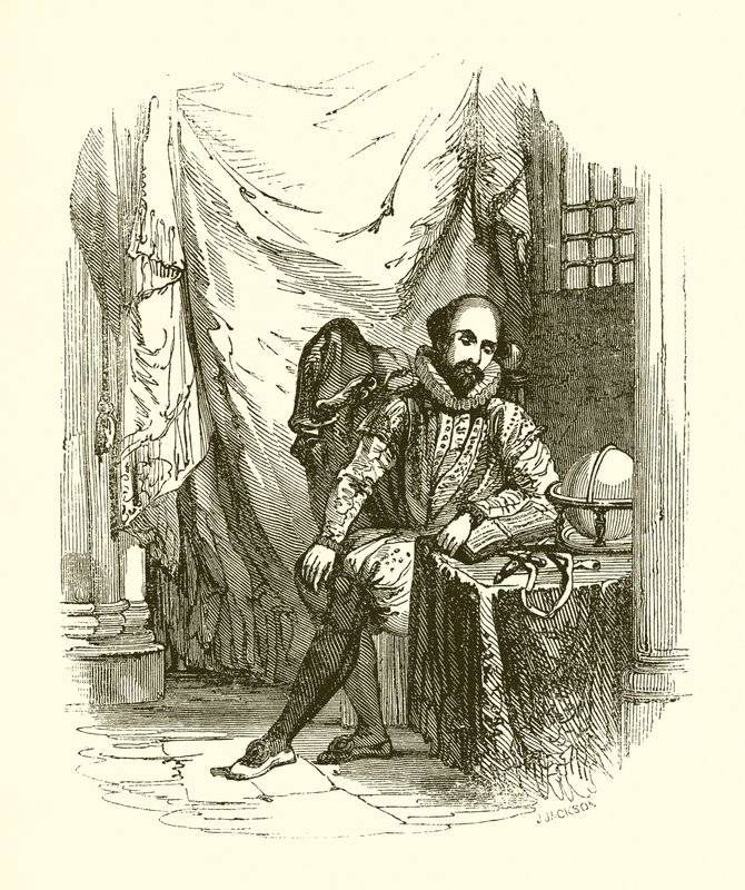 Sir Walter Raleigh i tornet av English School