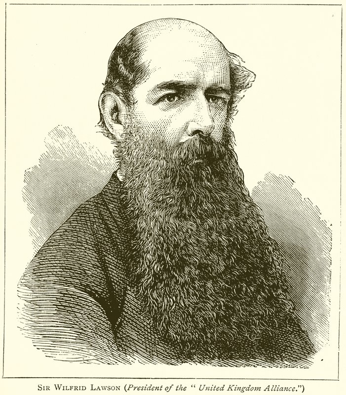Sir Wilfrid Lawson (president för Storbritanniens allians) av English School