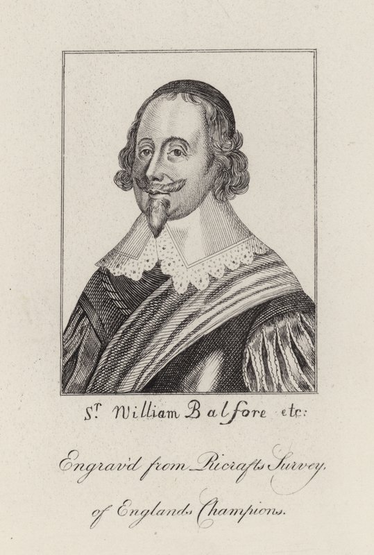 Sir William Balfour (gravyr) av English School