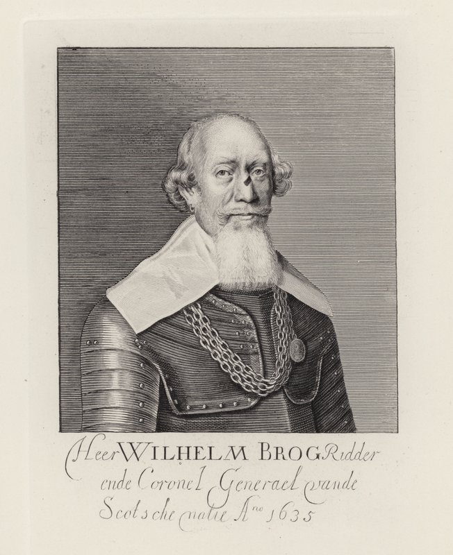 Sir William Brog (gravyr) av English School