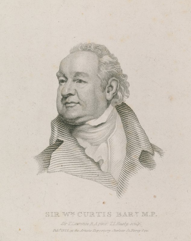 Sir William Curtis, borgmästare i London av English School
