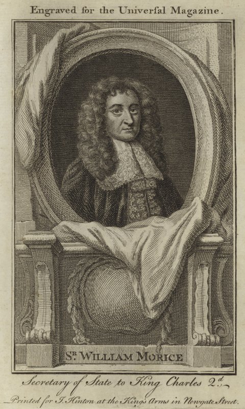 Sir William Morice, utrikesminister åt kung Charles 2:a av English School