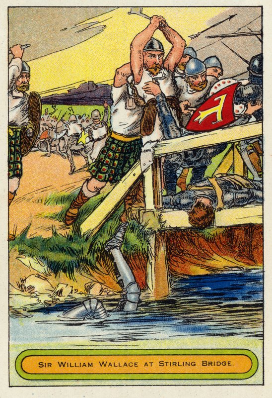 Sir William Wallace vid Stirling Bridge av English School