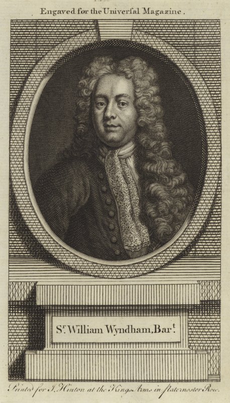 Sir William Wyndham, baronet av English School