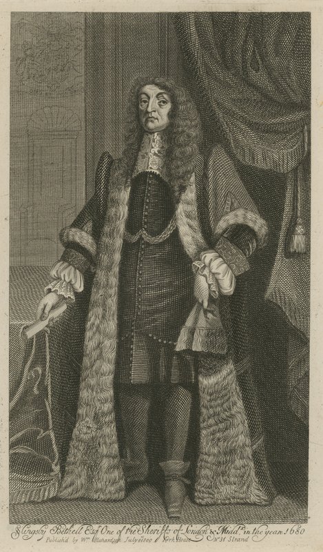 Slingsby Bethell, sheriff i London och Middlesex år 1680 av English School