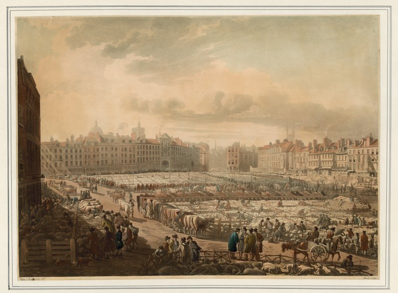 Smithfield marknaden av English School