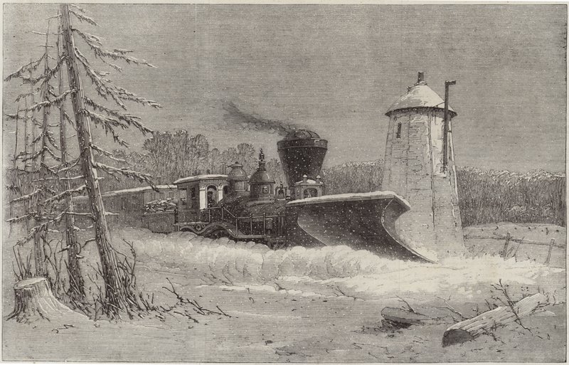 Snöplog på Grand Trunk Railway av English School