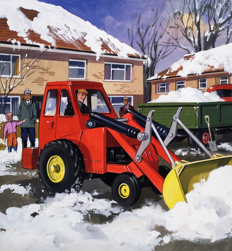 Snö plog av English School