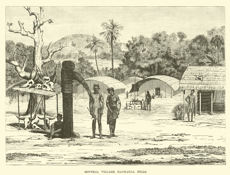 Sonthal Village, Rajmahal Hills av English School