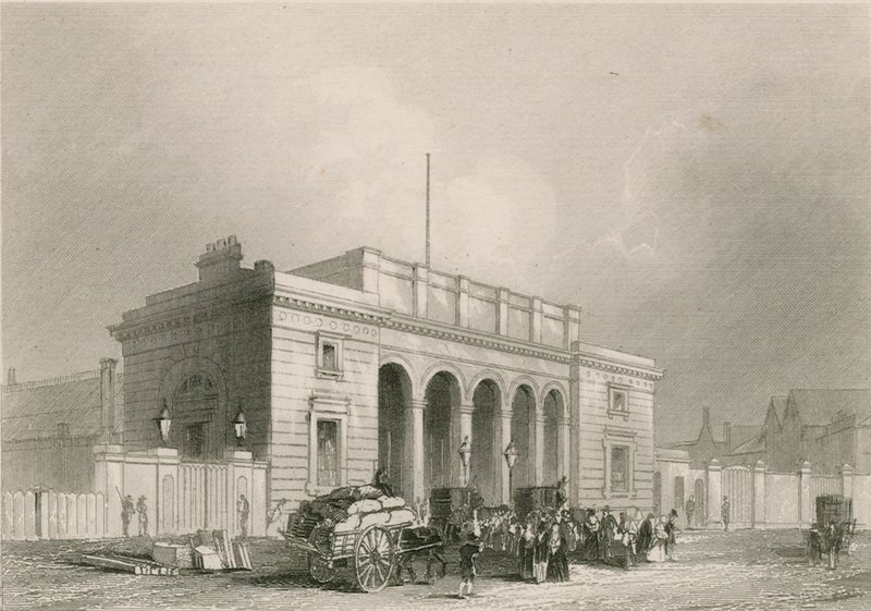 South Western järnvägsstation av English School
