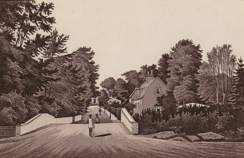 Southend-on-Sea: Prittlewell (litografi) av English School