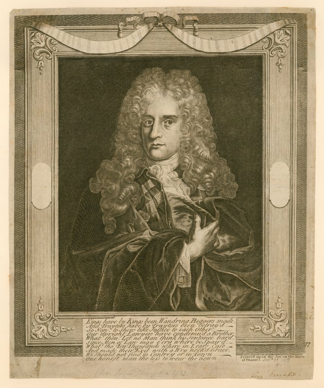 Souvenir av frost mässan från 1740 av English School