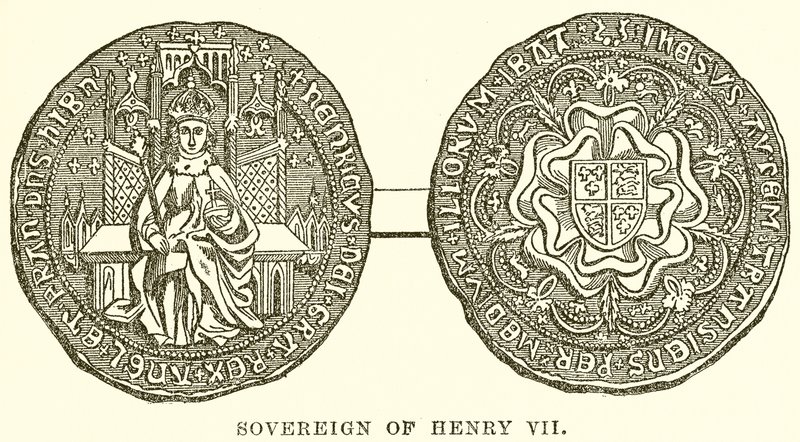 Suverän av Henrik VII av English School