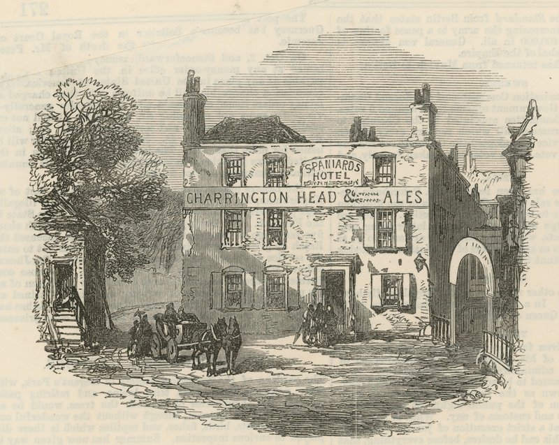 Spanjors Hotel, Hampstead Heath, London av English School