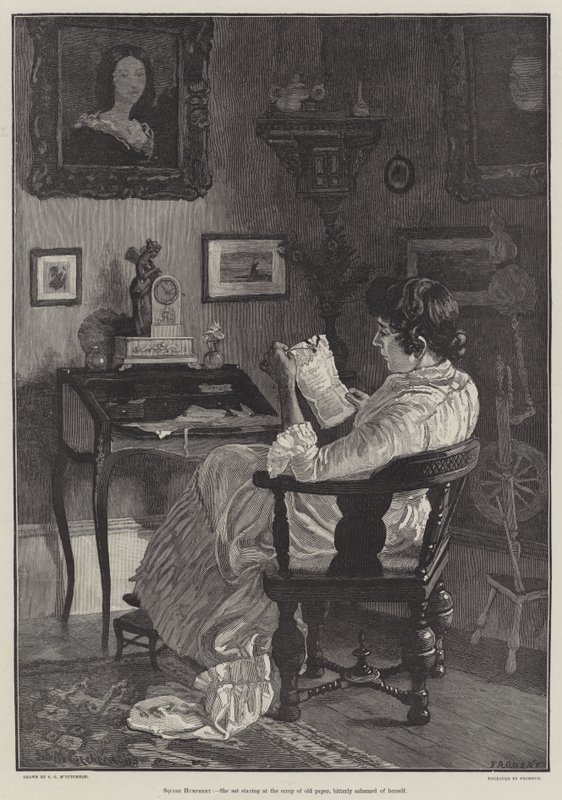 Squire Humphrey (gravyr) av English School