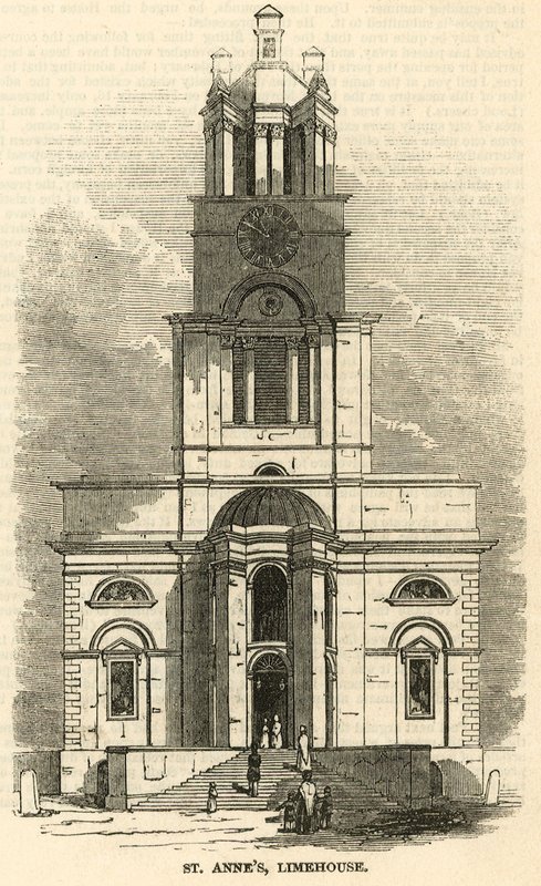 St Annes Church, Limehouse, London av English School