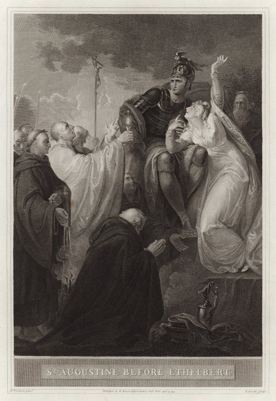 St Augustine före Ethelbert av English School