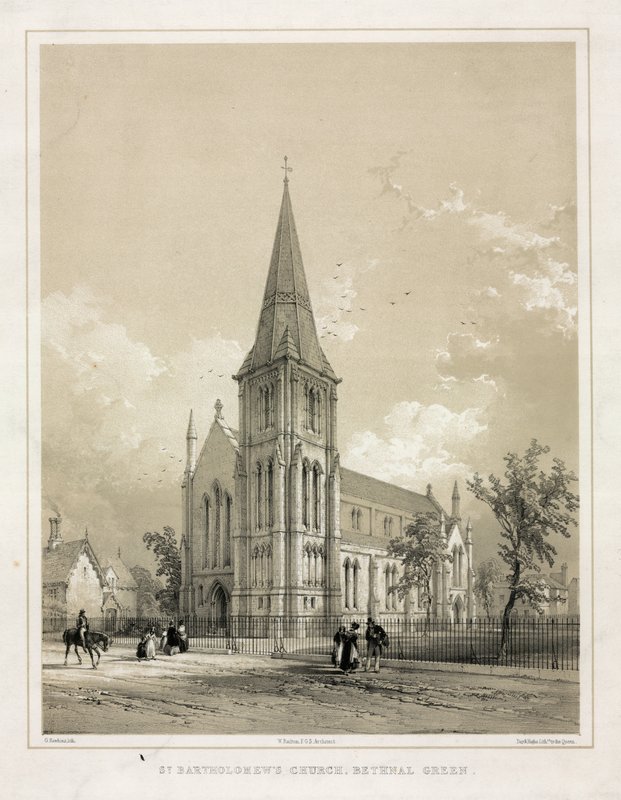 St Bartholomews Church Bethnal Green av English School