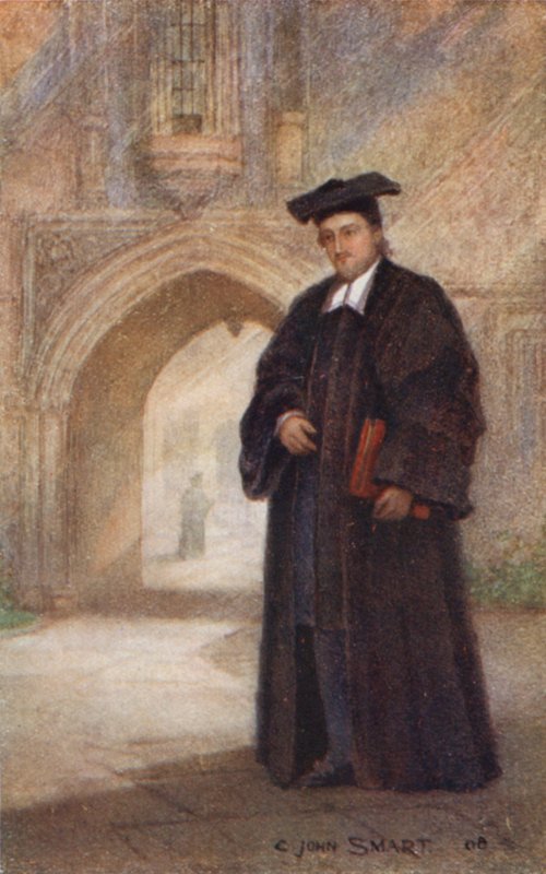 St Edmund Campion: Edmund Campion i proctorskrud med porten till St John