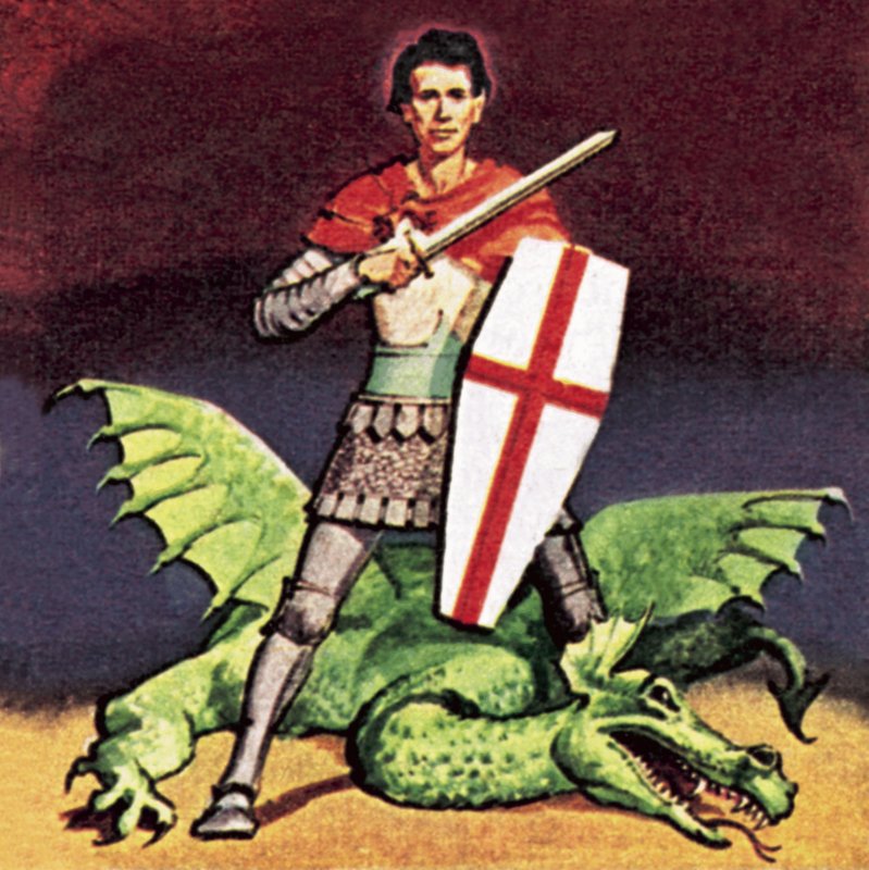 St George och draken av English School