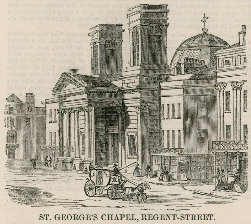 St Georges Chapel, Regent Street, London av English School