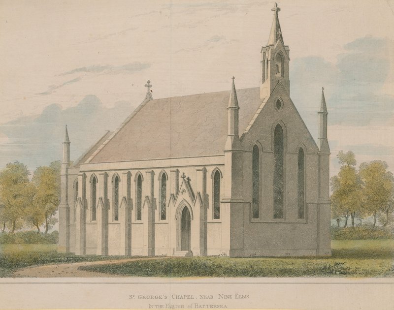 St Georges kapell i församlingen Battersea av English School