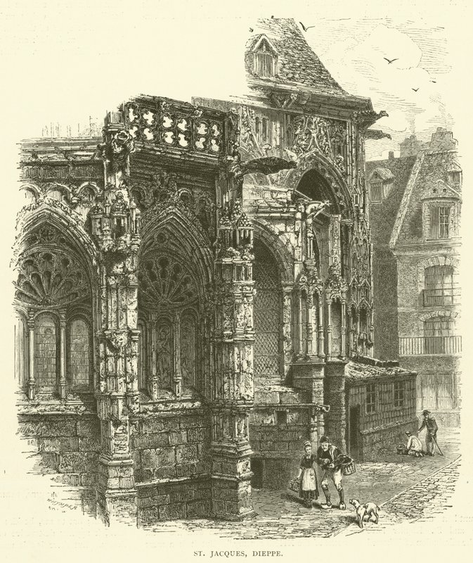 St Jacques, Dieppe (gravyr) av English School