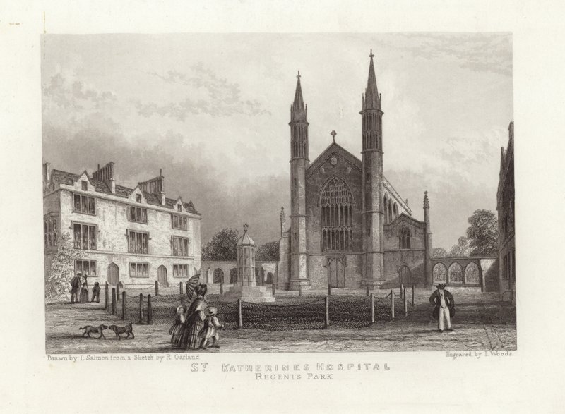 St Katherines sjukhus av English School