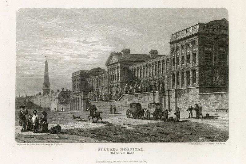 St Lukes sjukhus för galningar, Old Street av English School