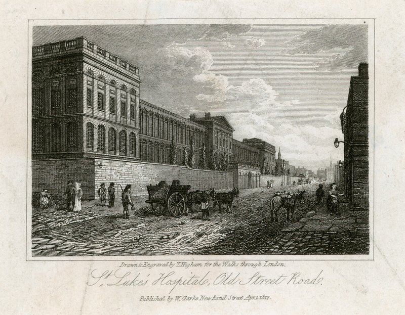 St Lukes sjukhus för galningar, Old Street av English School