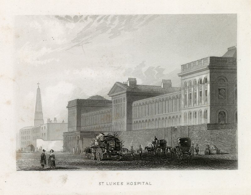 St Lukes sjukhus för galningar, Old Street av English School