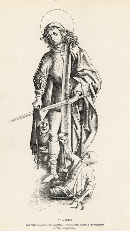 St Martin, tiggarnas skyddshelgon av English School