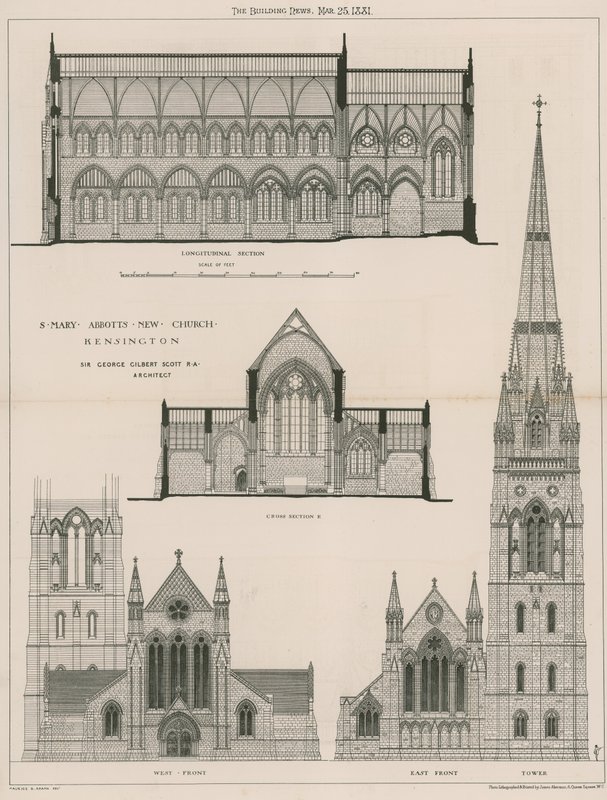 St Mary Abbots nya kyrka, Kensington av English School
