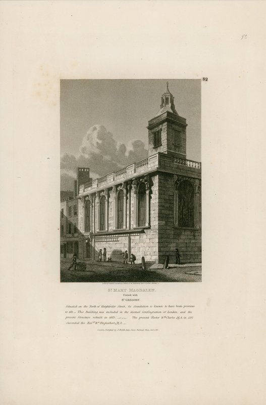 St Mary Magdalen, förenad med St Gregory, Knightrider Street, London av English School
