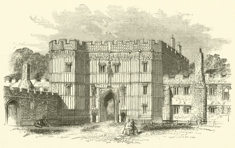 St Osyth Priory (gravyr) av English School