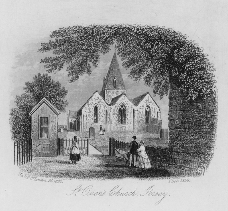 St Ouens kyrka, Jersey av English School