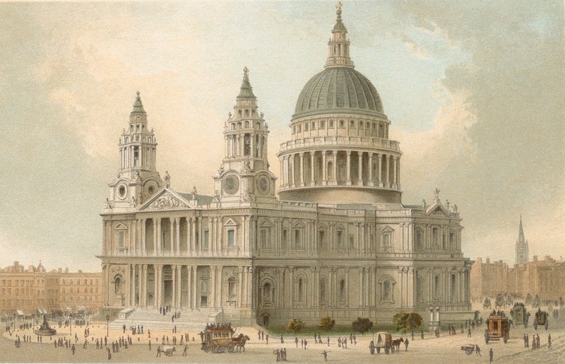 St Pauls katedral av English School