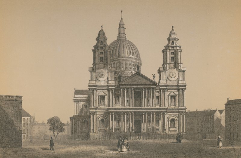 St Pauls katedral av English School