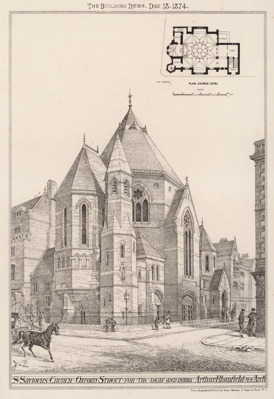 St Savios Church, Oxford Street, för dövstumma av English School