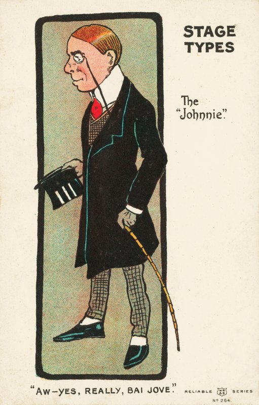 Scentyper: "Johnnie" (färg litho) av English School