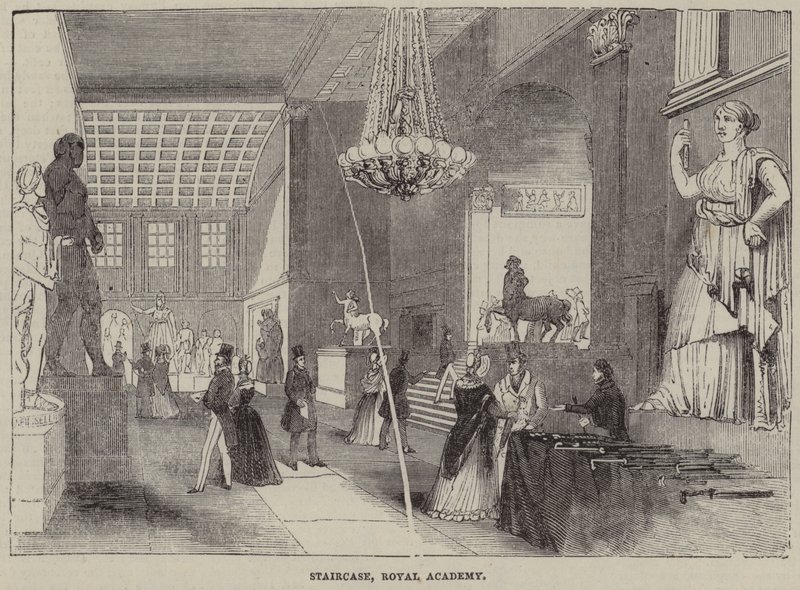 Trappa, Royal Academy, London av English School