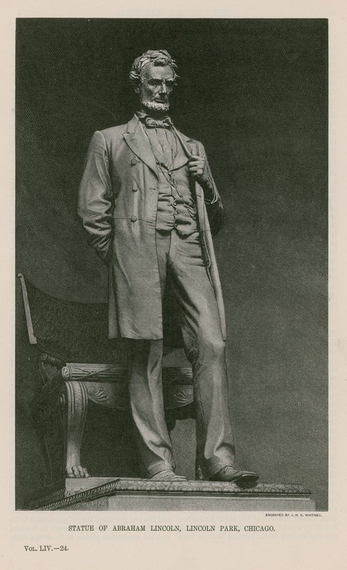 Staty av Abraham Lincoln av English School