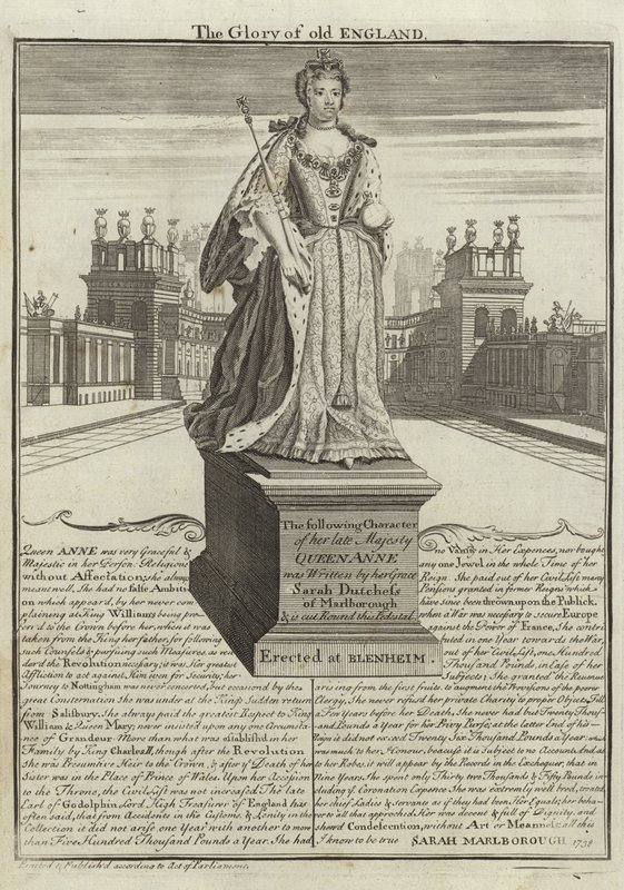 Staty av Anne, drottning av Storbritannien av English School