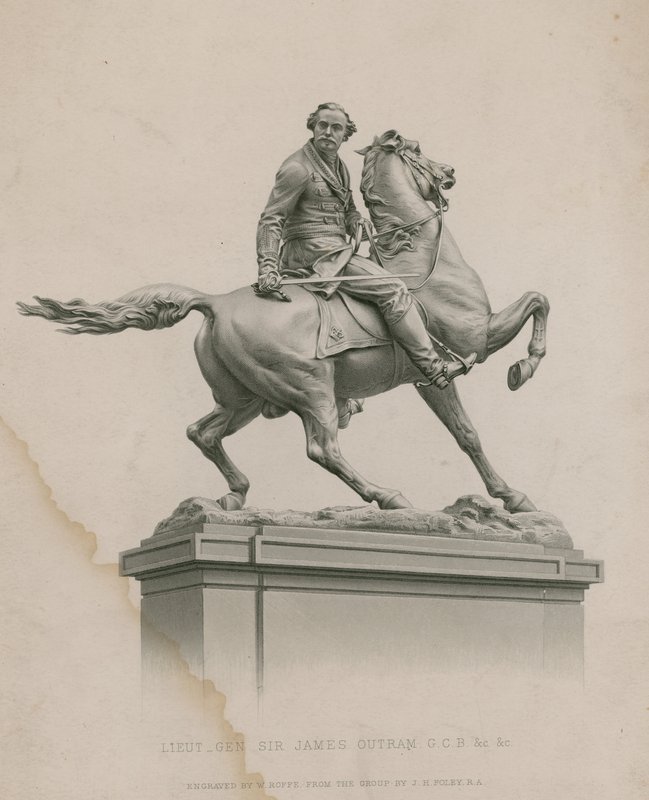 Staty av generallöjtnant Sir James Outram, GCB, Calcutta av English School