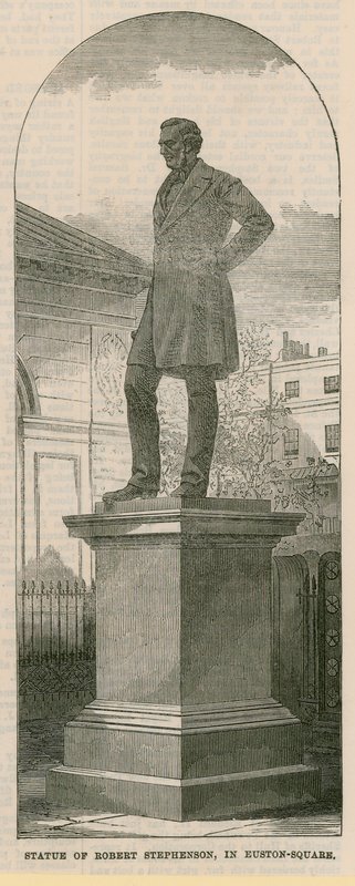 Staty av Robert Stephenson av English School