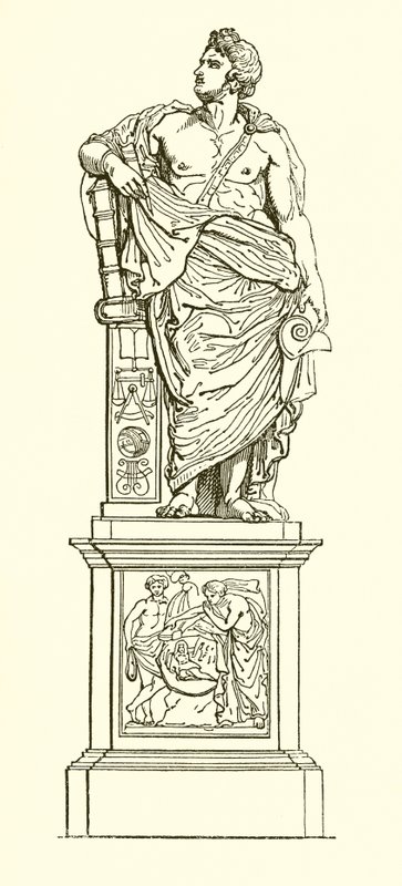 Staty av Sir William Jones av English School