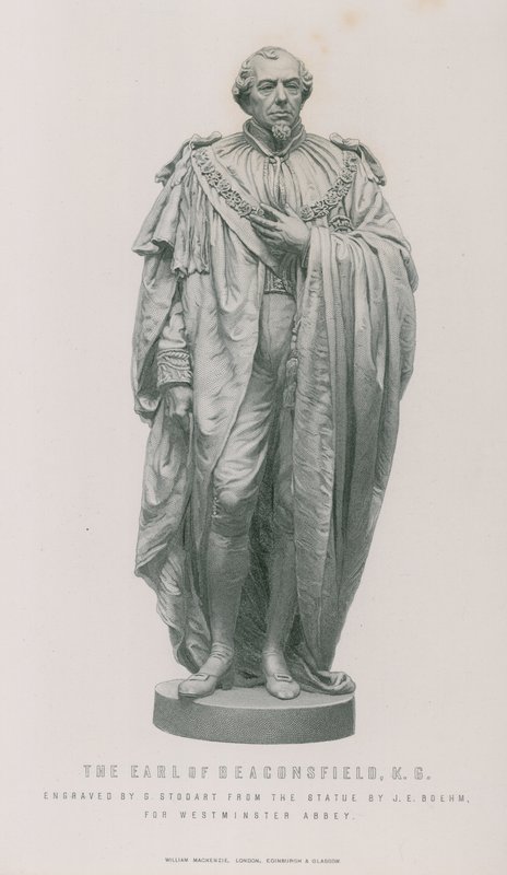 Staty av Earl of Beaconsfield av English School
