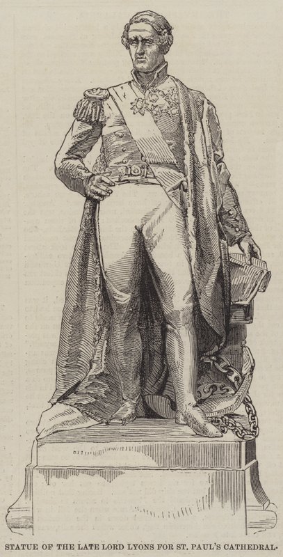 Staty av den avlidne Lord Lyons för St Paul