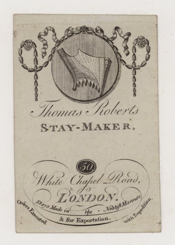 Stay Maker, Thomas Roberts, byteskort av English School